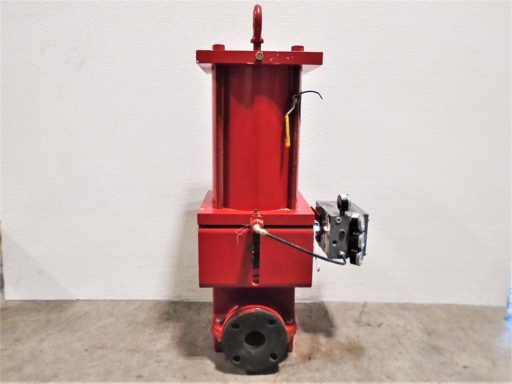 Red Valve 2" DI Control Valve w/ BLX Positioner & BLX Transmitter, Series 5200